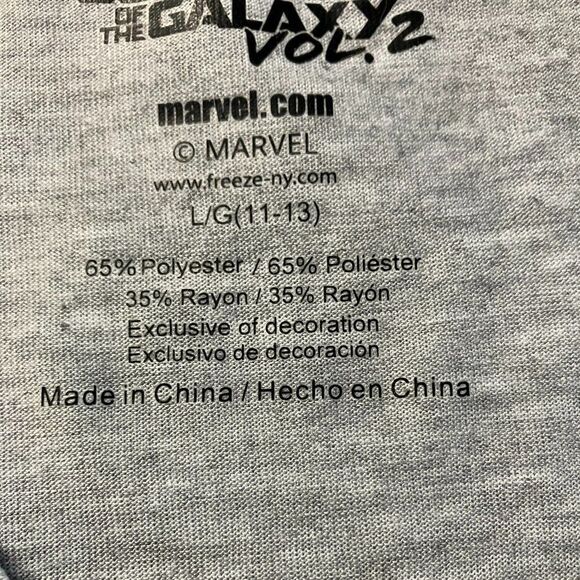 "I am Groot" Printed T-Shirt Size L(11-13) - Picture 5 of 5